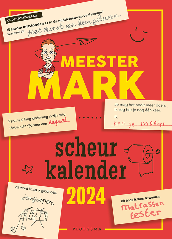2024Meester Mark Scheurkalender