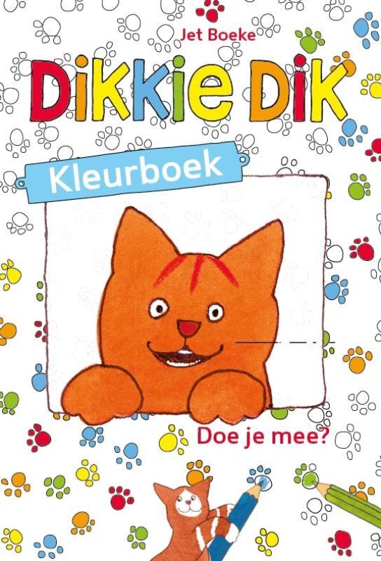 Omslag van boek: Dikkie Dik - Kleurboek