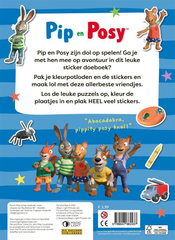 Pip & Posy sticker doeboek 2