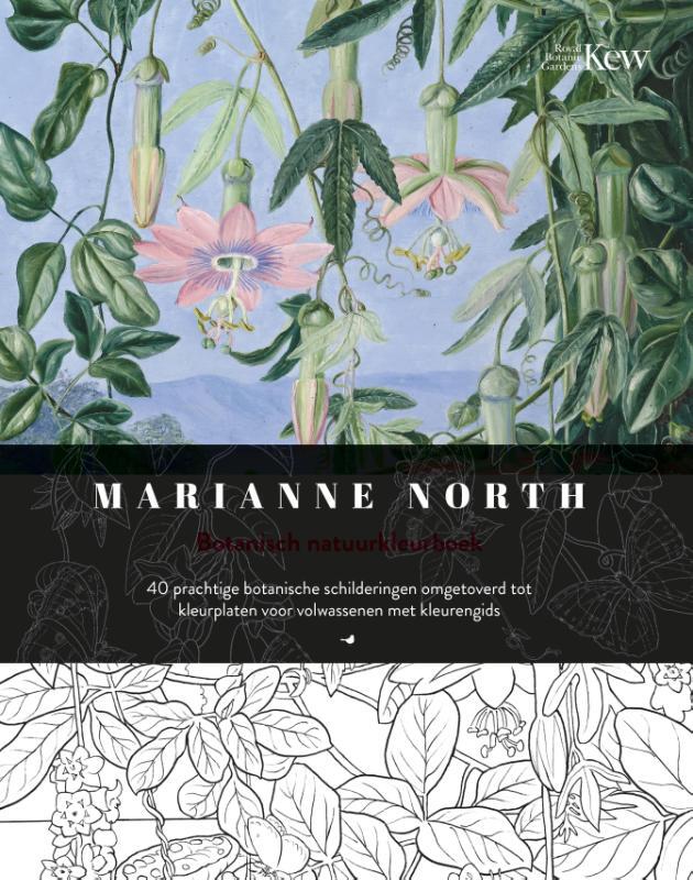 Omslag van boek: Marianne North Botanisch natuurkleurboek