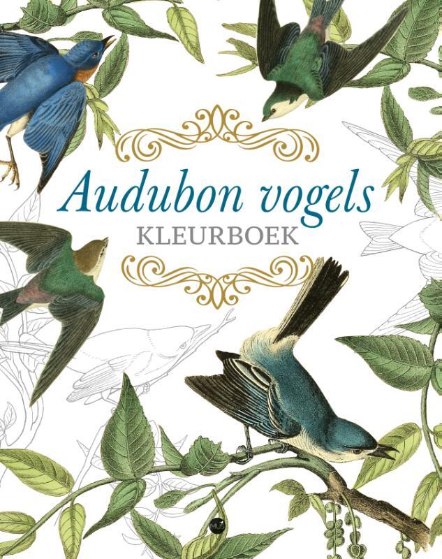 Omslag van boek: Audubon vogels kleurboek