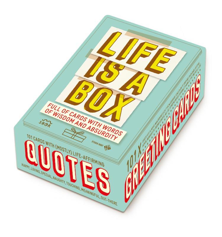 Omslag van boek: Life is a box