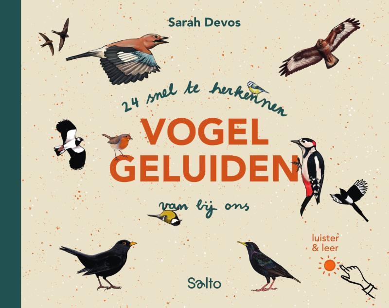 Omslag van boek: 24 snel te herkennen vogelgeluiden van bij ons