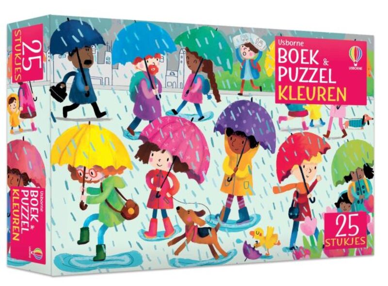 Omslag van boek: Boek & puzzel - Kleuren