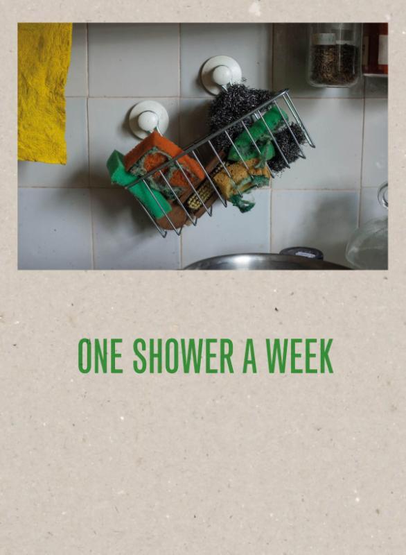 Omslag van boek: One shower a week