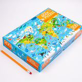 Boek & Puzzel - Dieren van de wereld 3