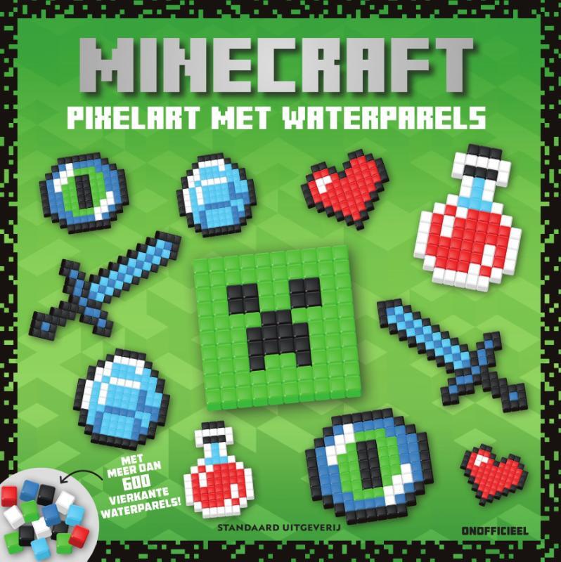 Omslag van boek: Minecraft Pixelart met waterparels