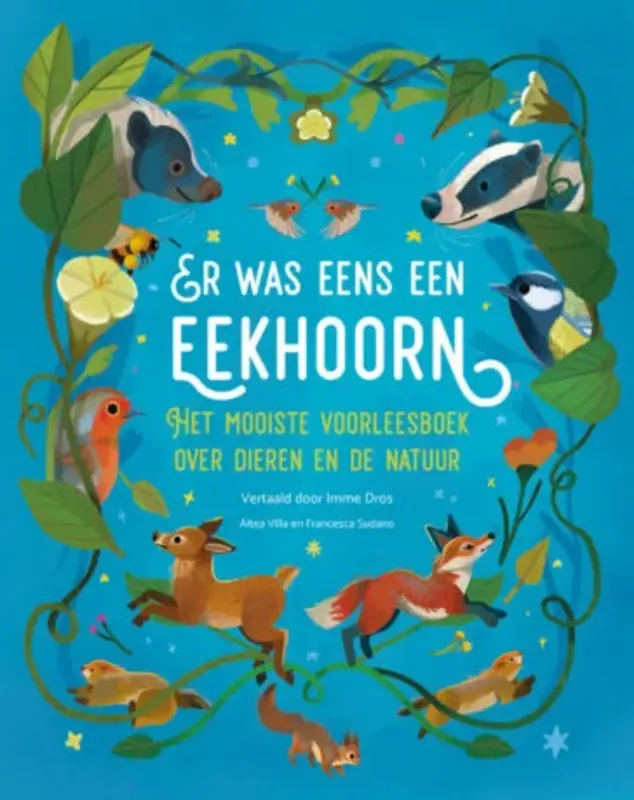 Omslag van boek: Er was eens een eekhoorn