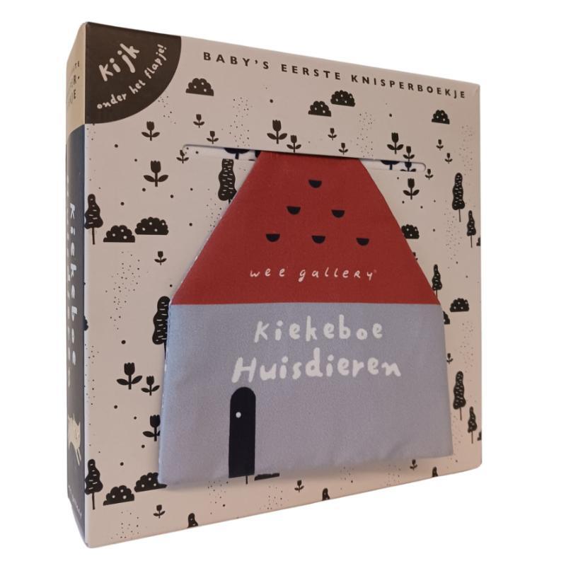 Omslag van boek: Wee Gallery Kiekeboe Huisdieren (stoffen boekje)