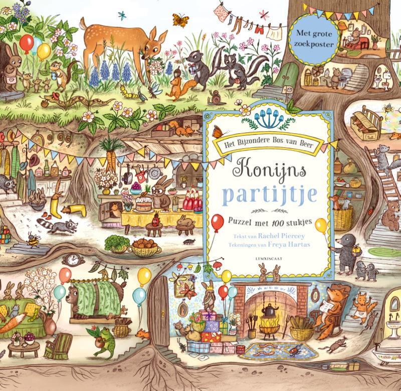 Omslag van boek: Konijns partijtje