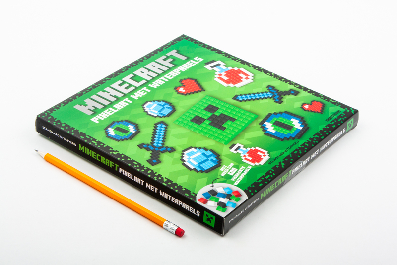 Minecraft Pixelart met waterparels 2