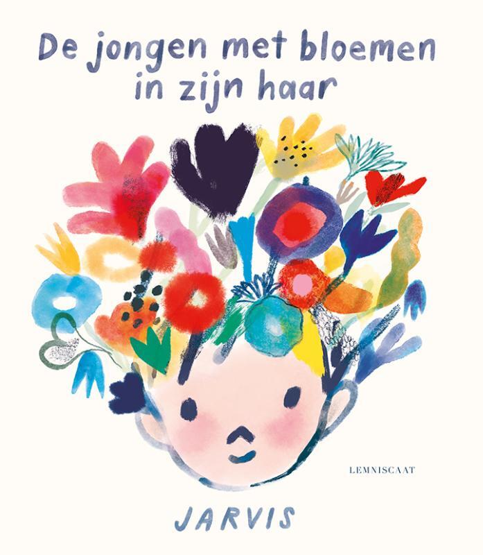 Omslag van boek: De jongen met bloemen in zijn haar