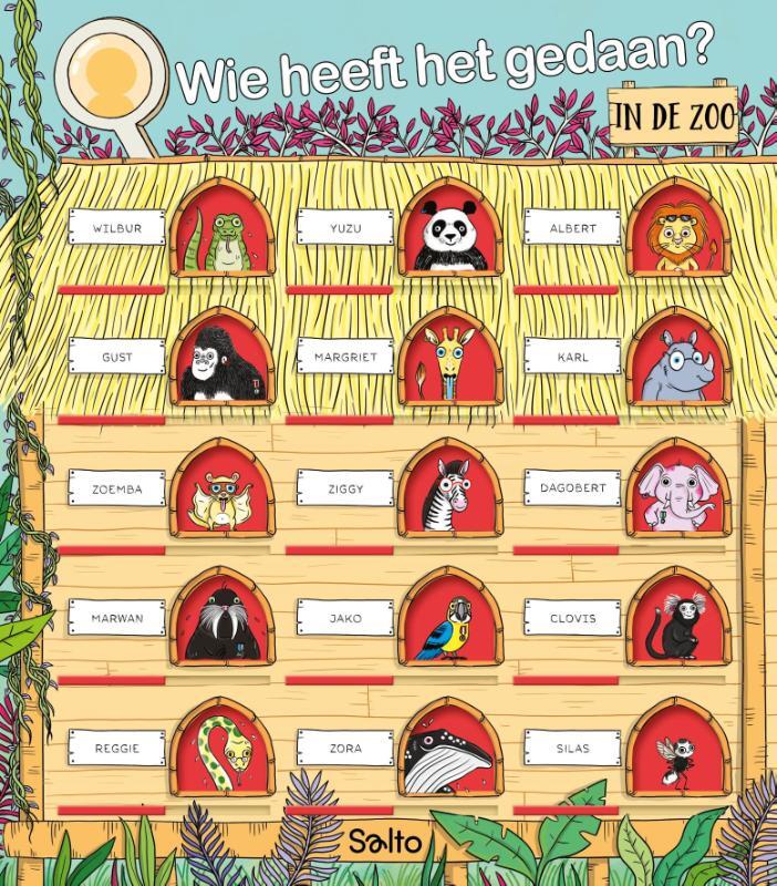 Omslag van boek: Wie heeft het gedaan? In de zoo