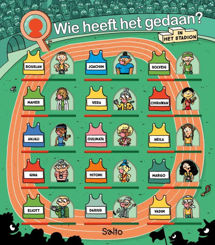 Omslag van boek: Wie heeft het gedaan? In het stadion