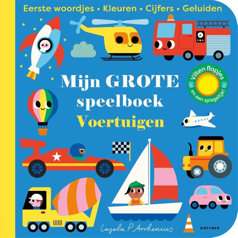 Omslag van boek: Mijn grote speelboek Voertuigen