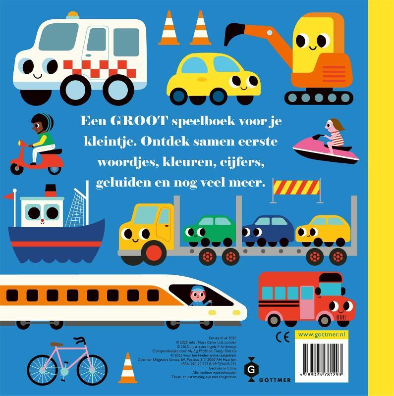 Mijn grote speelboek Voertuigen 2