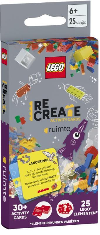 Omslag van boek: Lego ReCreate Activity Cards: Ruimte