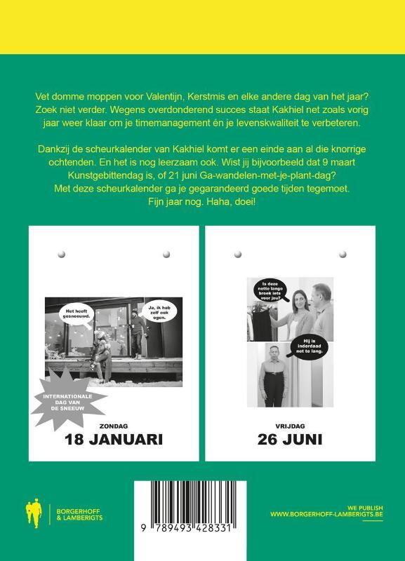 Kakhiel scheurkalender 2026 2
