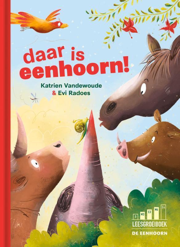 Omslag van boek: Daar is eenhoorn!