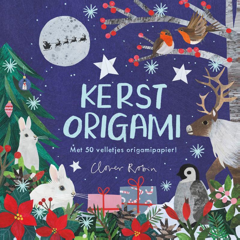 Omslag van boek: Kerstorigami
