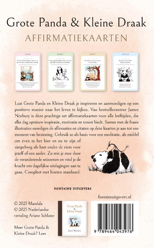 Grote Panda & Kleine Draak - affirmatiekaarten 2
