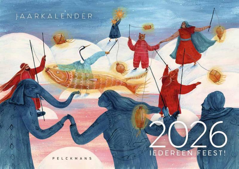 Omslag van boek: Jaarkalender Iedereen feest 2026