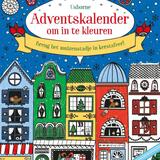 Adventskalender om in te kleuren 1