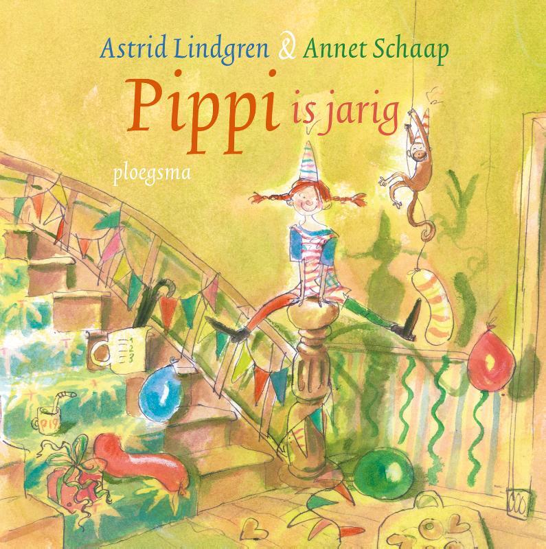 Omslag van boek: Pippi is jarig