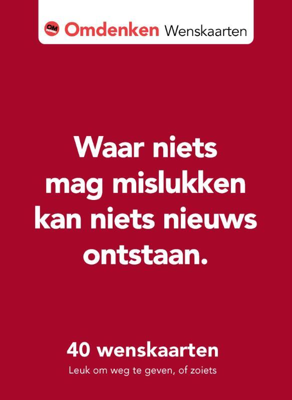 Omslag van boek: 40 Omdenken wenskaarten