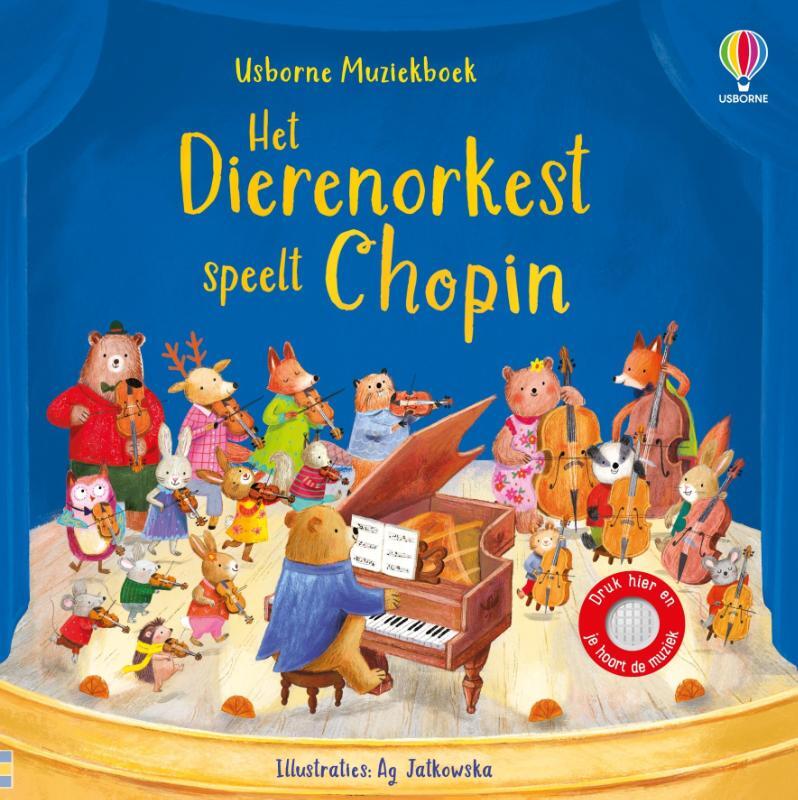 Omslag van boek: Het Dierenorkest speelt Chopin