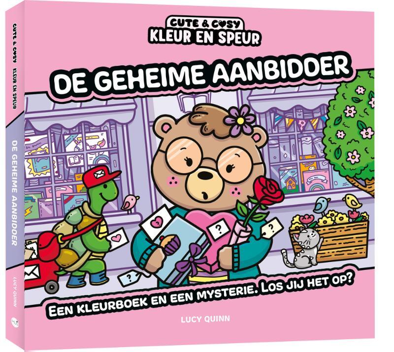 Omslag van boek: Kleur en speur: De geheime aanbidder