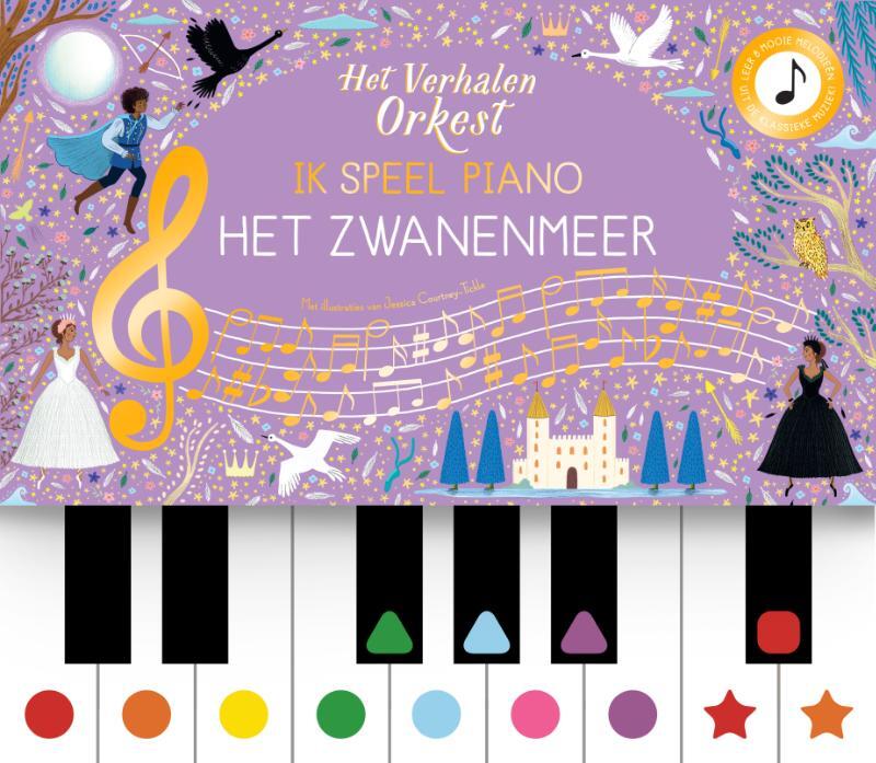 Omslag van boek: Ik speel piano: Het zwanenmeer