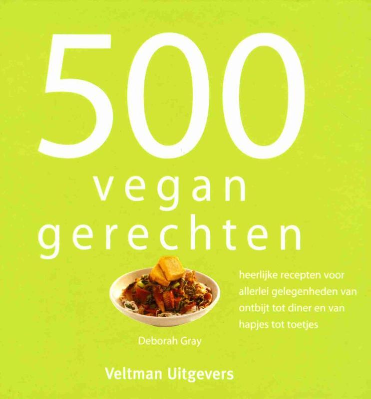 Omslag van boek: 500 vegan gerechten
