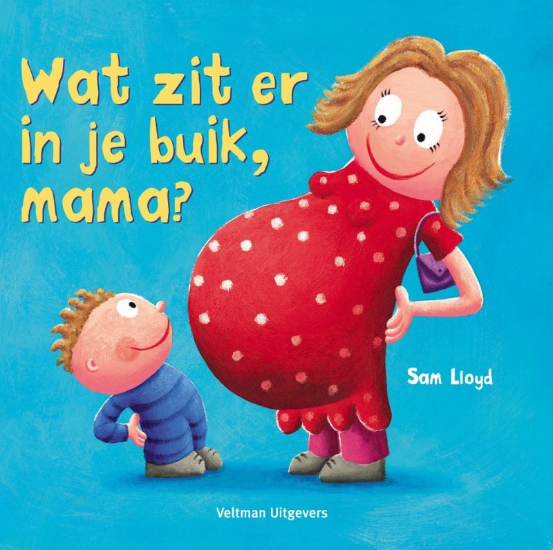 Omslag van boek: Wat zit er in je buik, mama?