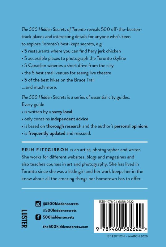 The 500 Hidden Secrets of Toronto 2