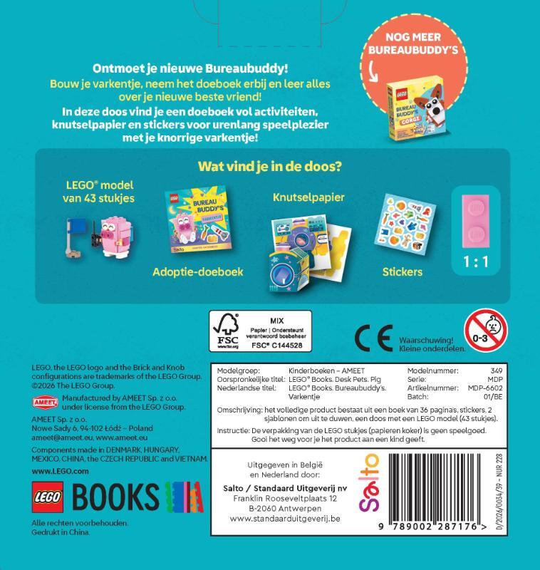 Lego Bureaubuddy's: Varkentje 2