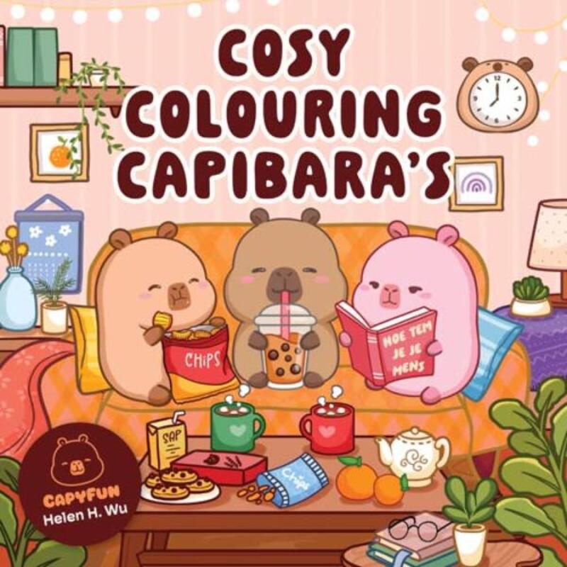 Omslag van boek: Cosy Colouring Capibara's