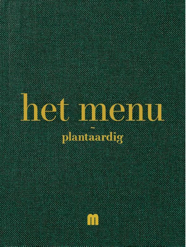 Omslag van boek: Het menu plantaardig