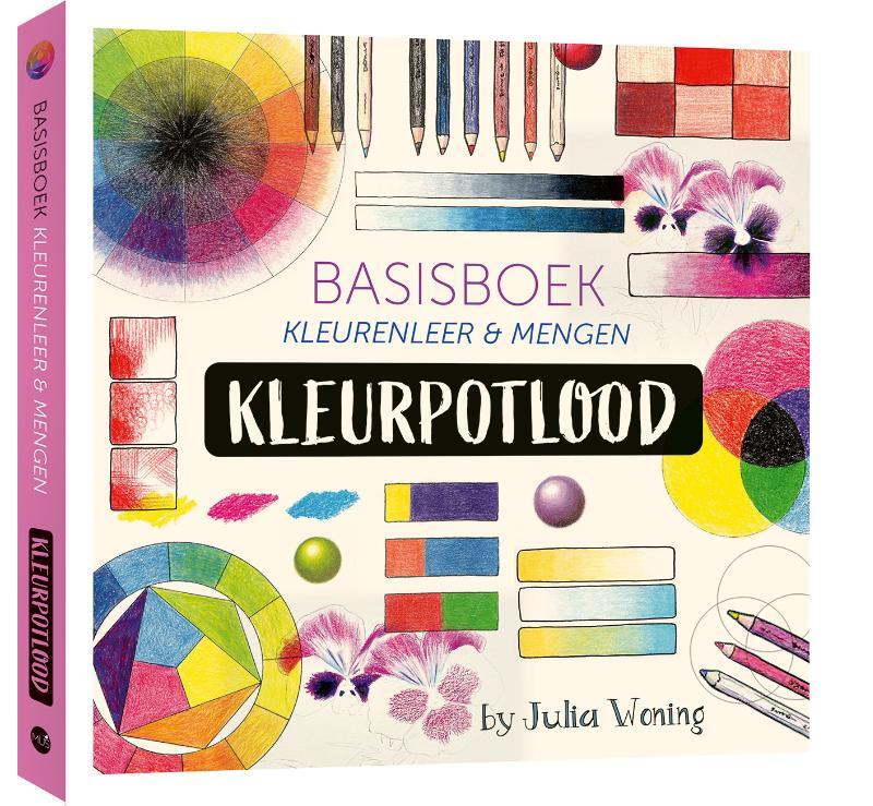 Omslag van boek: KleurpotloodBasisboek kleurenleer & mengen