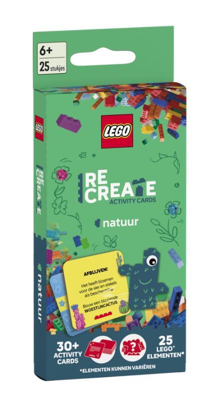 Omslag van boek: Lego ReCreate Activity Cards: Natuur