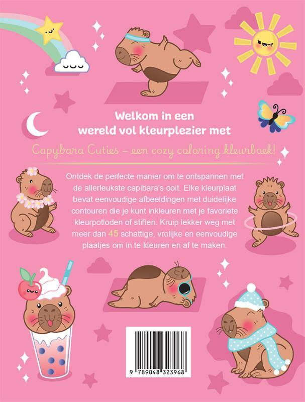 Capybara Cuties - Cozy Kleurboek 2