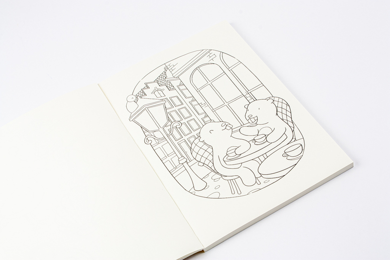 Gouden Lijntjes Blije Beestjes kleurboek 4