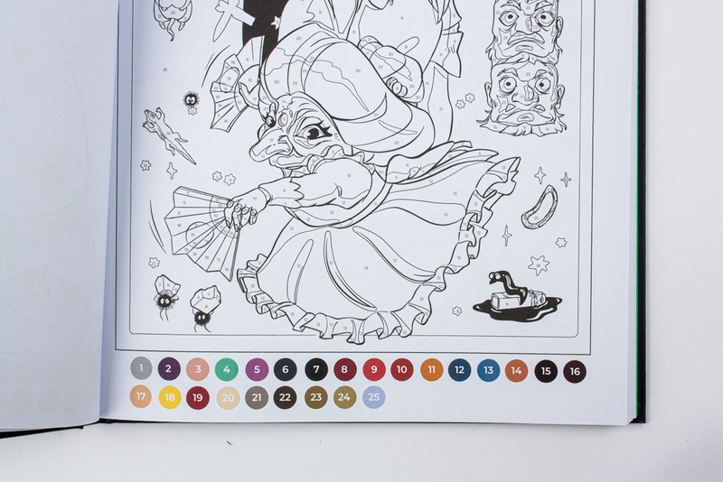 Kleuren op nummer - Ghibli 6