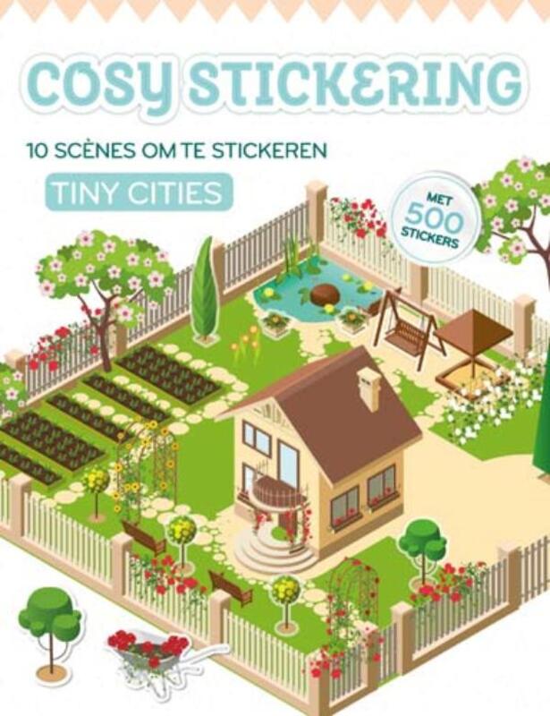 Omslag van boek: Cosy stickering: Tiny cities
