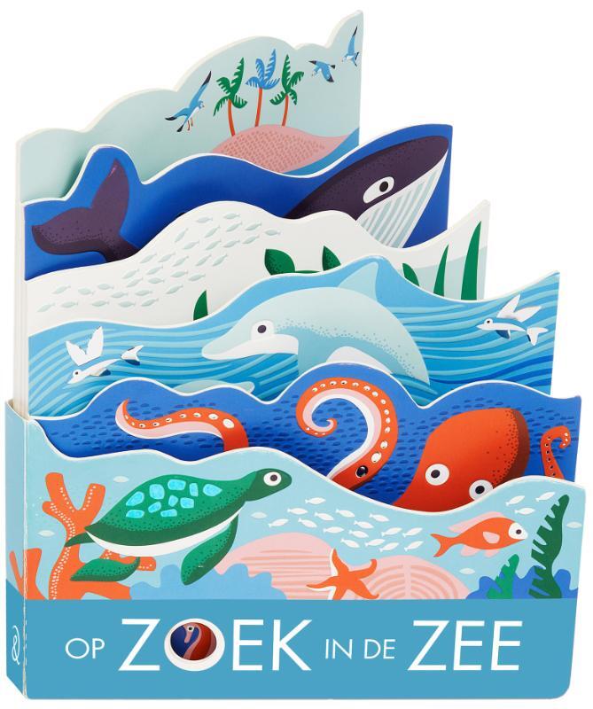 Omslag van boek: Op zoek in de zee