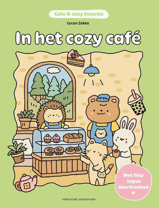 Omslag van boek: In het cozy café