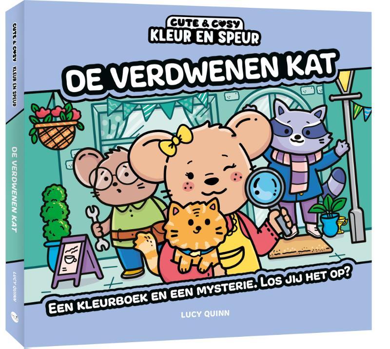 Omslag van boek: Kleur en speur: De verdwenen kat