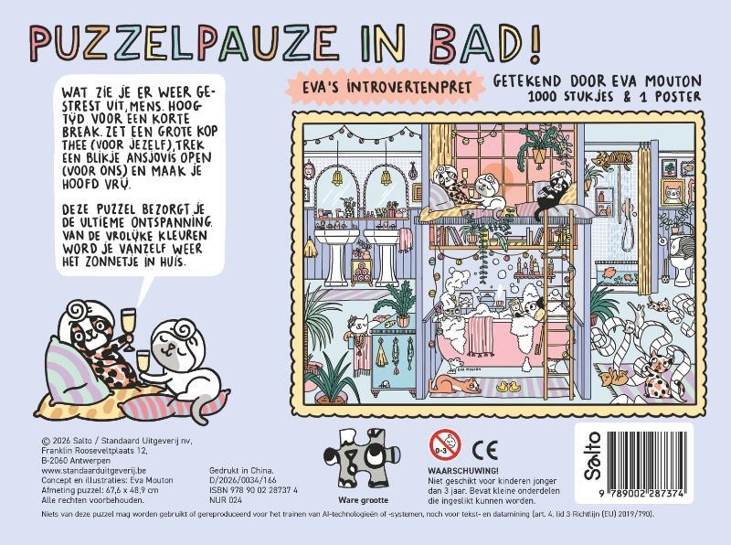 Eva's introvertenpret- Puzzelpauze in bad 2