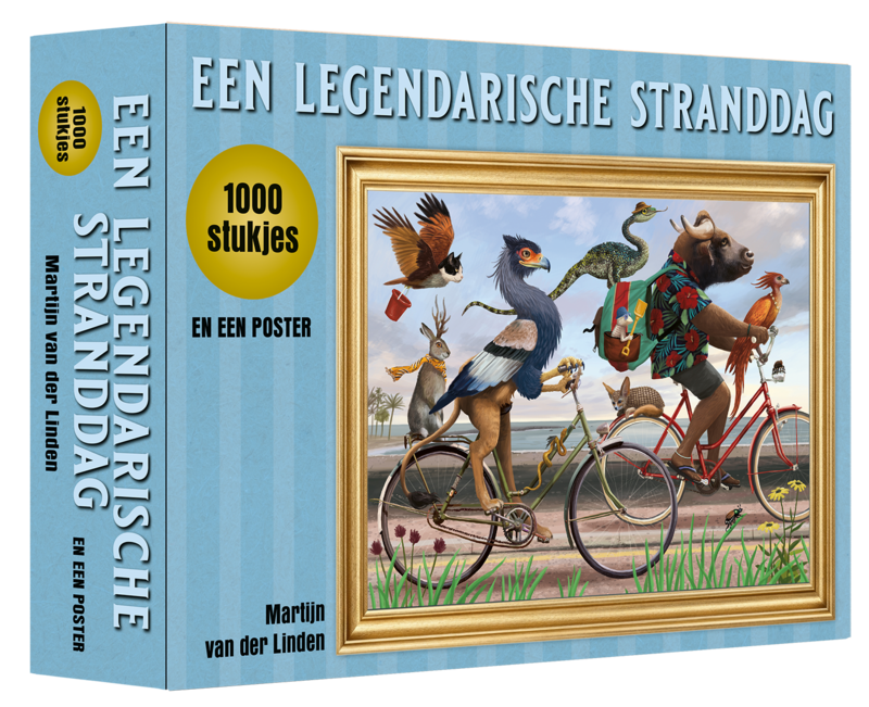 Omslag van boek: Puzzel Een legendarische stranddag