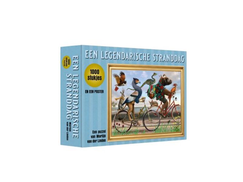 Omslag van boek: Puzzel Een legendarische stranddag